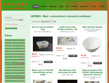 Tablet Screenshot of hermes.cz